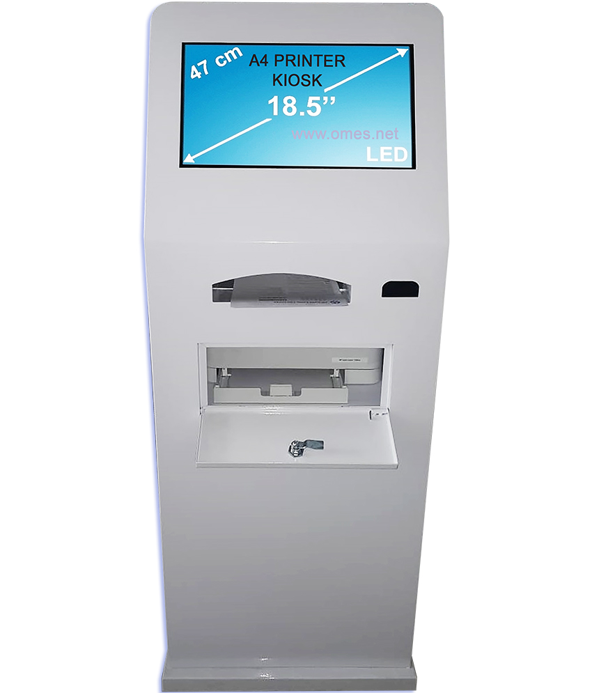 A4 yazıcılı kiosk